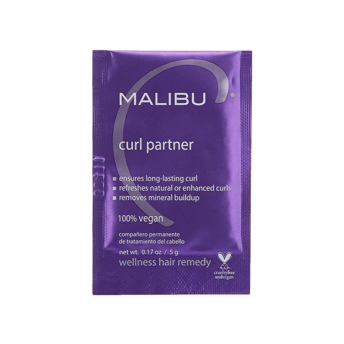 Malibu C Curl Partner Wellness Remedy - Mineral Build Up Remover for Curly Hair, 1 Packet - görsel 1