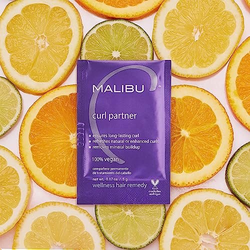 Malibu C Curl Partner Wellness Remedy - Mineral Build Up Remover for Curly Hair, 1 Packet - görsel 4