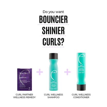 Malibu C Curl Partner Wellness Remedy - Mineral Build Up Remover for Curly Hair, 1 Packet