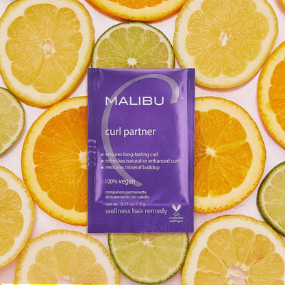 Malibu C Curl Partner Wellness Remedy - Mineral Build Up Remover for Curly Hair, 1 Packet