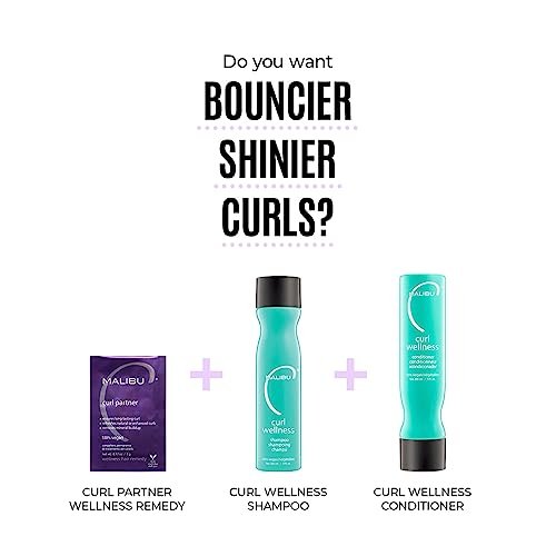 Malibu C Curl Partner Wellness Remedy - Mineral Build Up Remover for Curly Hair, 1 Packet - görsel 12
