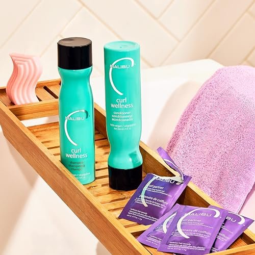 Malibu C Curl Partner Wellness Remedy - Mineral Build Up Remover for Curly Hair, 1 Packet - görsel 16