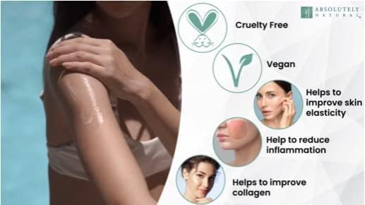Absolutely Natural After Sun Lotion & Moisturizer with Aloe Vera, Rose Hip Oils, & Vitamin E | Helps Prevent Anti-Aging & Sunburn Relief - 8 Fl Oz Avelisse