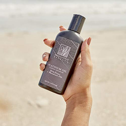 Absolutely Natural Organic Tanning Oil with Bronzer - Reef Safe, Spa Quality, Made in USA (6 oz) Avelisse