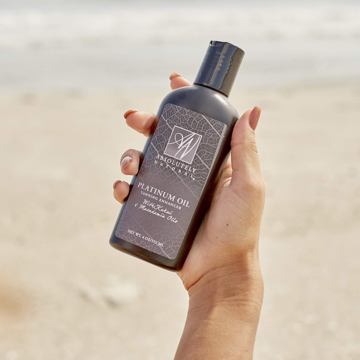 Absolutely Natural Organic Tanning Oil with Bronzer - Reef Safe, Spa Quality, Made in USA (6 oz) Avelisse