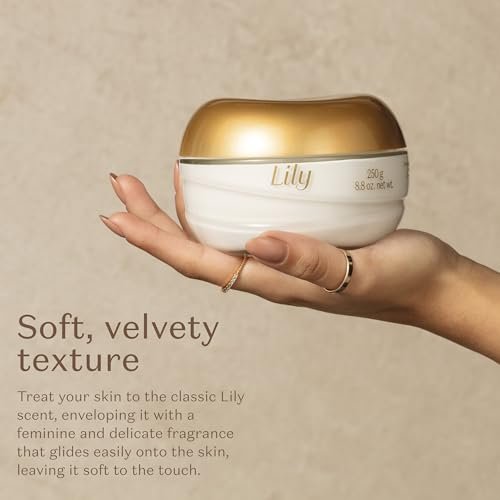 O BOTICÁRIO Lily Satin Hydrating Body Cream - 24 Hour Fragranced Body Butter for Dry Skin, 8.8 oz - görsel 12