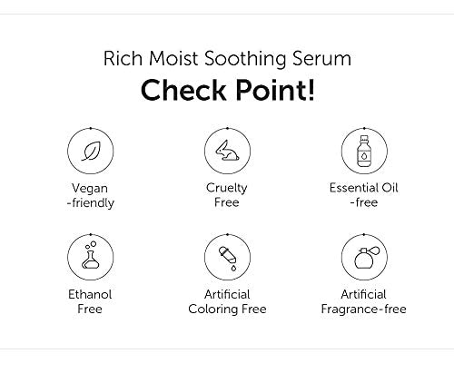 DearKlairs Rich Moist Soothing Serum - Instant Absorption, Non-Greasy, Hydrating, Cooling Basic Skincare, Unscented, 2.7 Fl Oz Avelisse