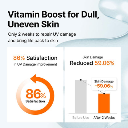 DearKlairs Vitamin C Serum, Gentle 5% Pure Vitamin C & EGF Peptides, for Uneven Skin Tone, Brightening, Dark Spot Care, Sensitive Skin, Non-Irritating, Korean Skincare 1.18 Fl Oz