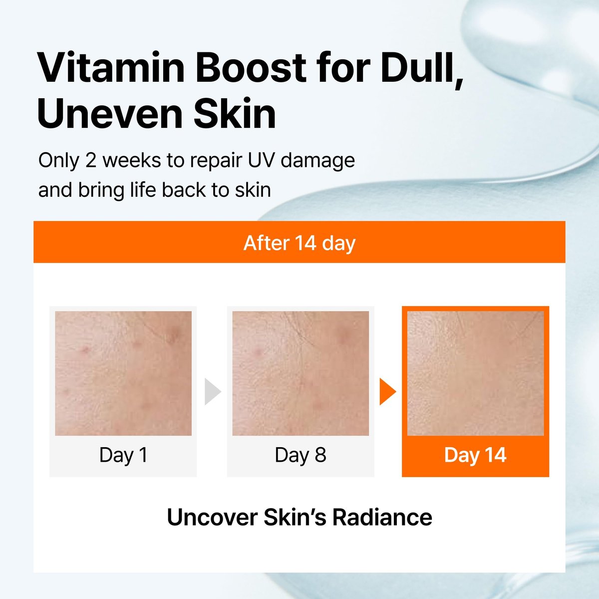 DearKlairs Vitamin C Serum, Gentle 5% Pure Vitamin C & EGF Peptides, for Uneven Skin Tone, Brightening, Dark Spot Care, Sensitive Skin, Non-Irritating, Korean Skincare 1.18 Fl Oz - görsel 7