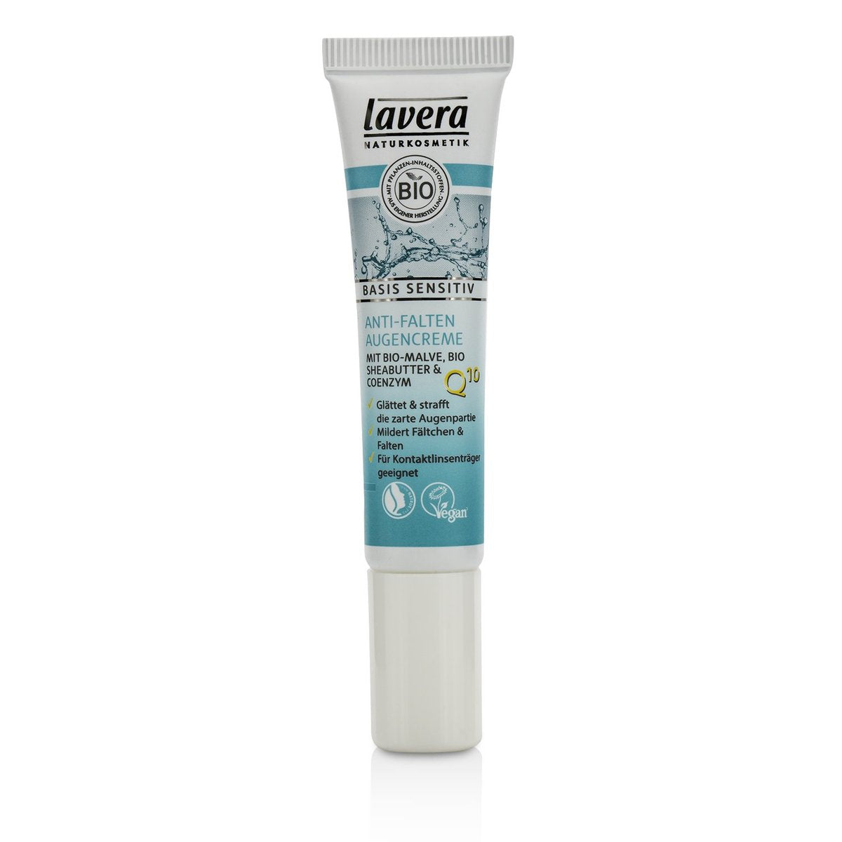 Lavera Basis Sensitiv Anti-Ageing Eye Cream – 0.5 oz Natural Eye Care Avelisse