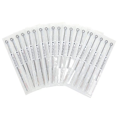 ACE Needles Tattoo Needles Kit - 50 Mixed Assorted Sterile Tattoo Needles, 6 Sizes (Round Liner 1, 3, 5, 7, 9, 11 RL) - görsel 2