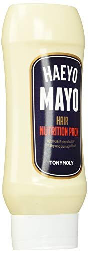 TONYMOLY Haeyo Mayo Hair Conditioner Mask – Nourishing Hair Treatment with Egg Yolk & Shea Butter – Deep Conditioning Mask for Dry, Damaged, Frizzy, or Brittle Hair Avelisse