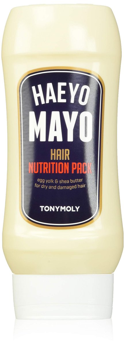 TONYMOLY Haeyo Mayo Hair Conditioner Mask – Nourishing Hair Treatment with Egg Yolk & Shea Butter – Deep Conditioning Mask for Dry, Damaged, Frizzy, or Brittle Hair Avelisse