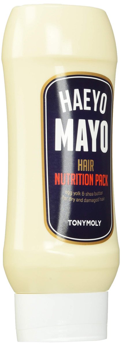 TONYMOLY Haeyo Mayo Hair Conditioner Mask – Nourishing Hair Treatment with Egg Yolk & Shea Butter – Deep Conditioning Mask for Dry, Damaged, Frizzy, or Brittle Hair Avelisse