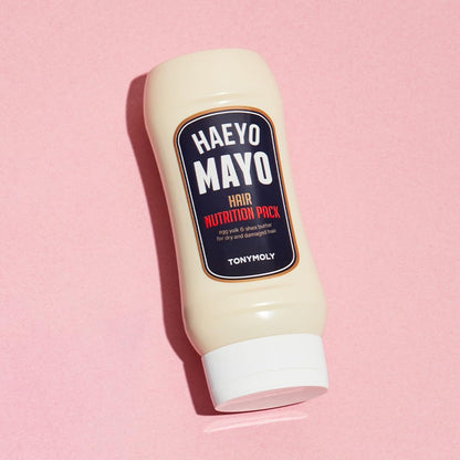 TONYMOLY Haeyo Mayo Hair Conditioner Mask – Nourishing Hair Treatment with Egg Yolk & Shea Butter – Deep Conditioning Mask for Dry, Damaged, Frizzy, or Brittle Hair Avelisse