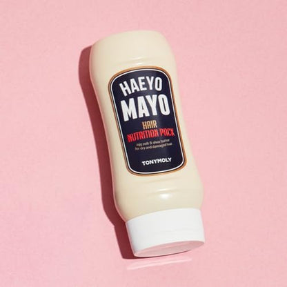 TONYMOLY Haeyo Mayo Hair Conditioner Mask – Nourishing Hair Treatment with Egg Yolk & Shea Butter – Deep Conditioning Mask for Dry, Damaged, Frizzy, or Brittle Hair Avelisse