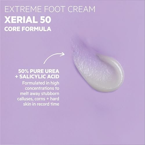 SVR Xerial 50 Extreme Foot Gel - 50% Urea & Salicylic Acid for Severely Dry, Cracked, Rough Skin - 1.7 Fl Oz Avelisse