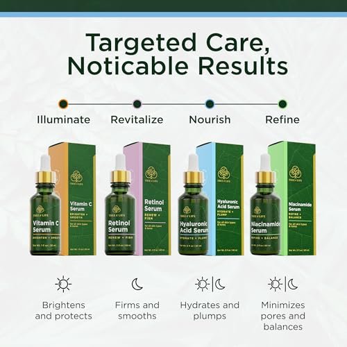 Tree of Life Hyaluronic Acid Serum for Face – Deep Hydration for Dry, Dehydrated & Sensitive Skin – Dermatologist Tested – 2 Fl Oz - görsel 11