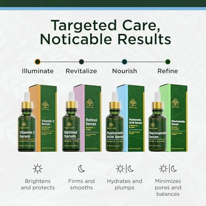 Tree of Life Hyaluronic Acid Serum for Face – Deep Hydration for Dry, Dehydrated & Sensitive Skin – Dermatologist Tested – 2 Fl Oz