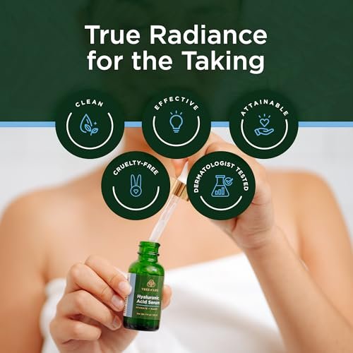 Tree of Life Hyaluronic Acid Serum for Face – Deep Hydration for Dry, Dehydrated & Sensitive Skin – Dermatologist Tested – 2 Fl Oz - görsel 13