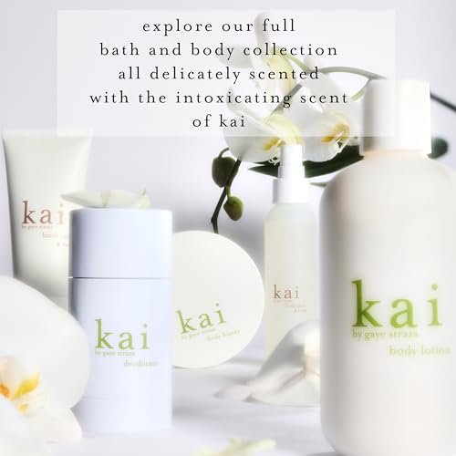 kai Body Buffer – 2 Count Exfoliating Bath Sponges with Built-in Cleanser, Gardenia Scent, Vegan & Cruelty-Free Avelisse