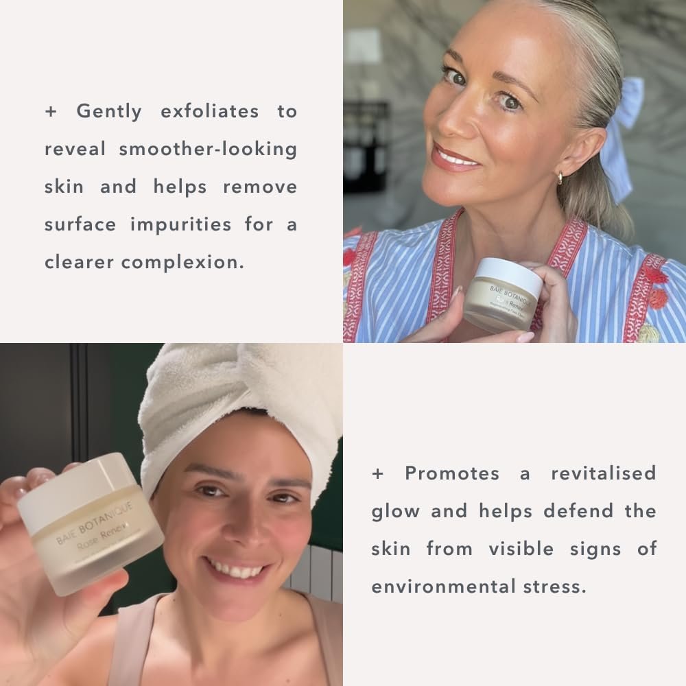 Baie Botanique Organic Face Cream & Natural Face Moisturiser – Anti-Ageing for Women & Men with Rose Water, Rosehip, Vitamin C, E, Hyaluronic Acid & Botanical Collagen – 50ml - görsel 15