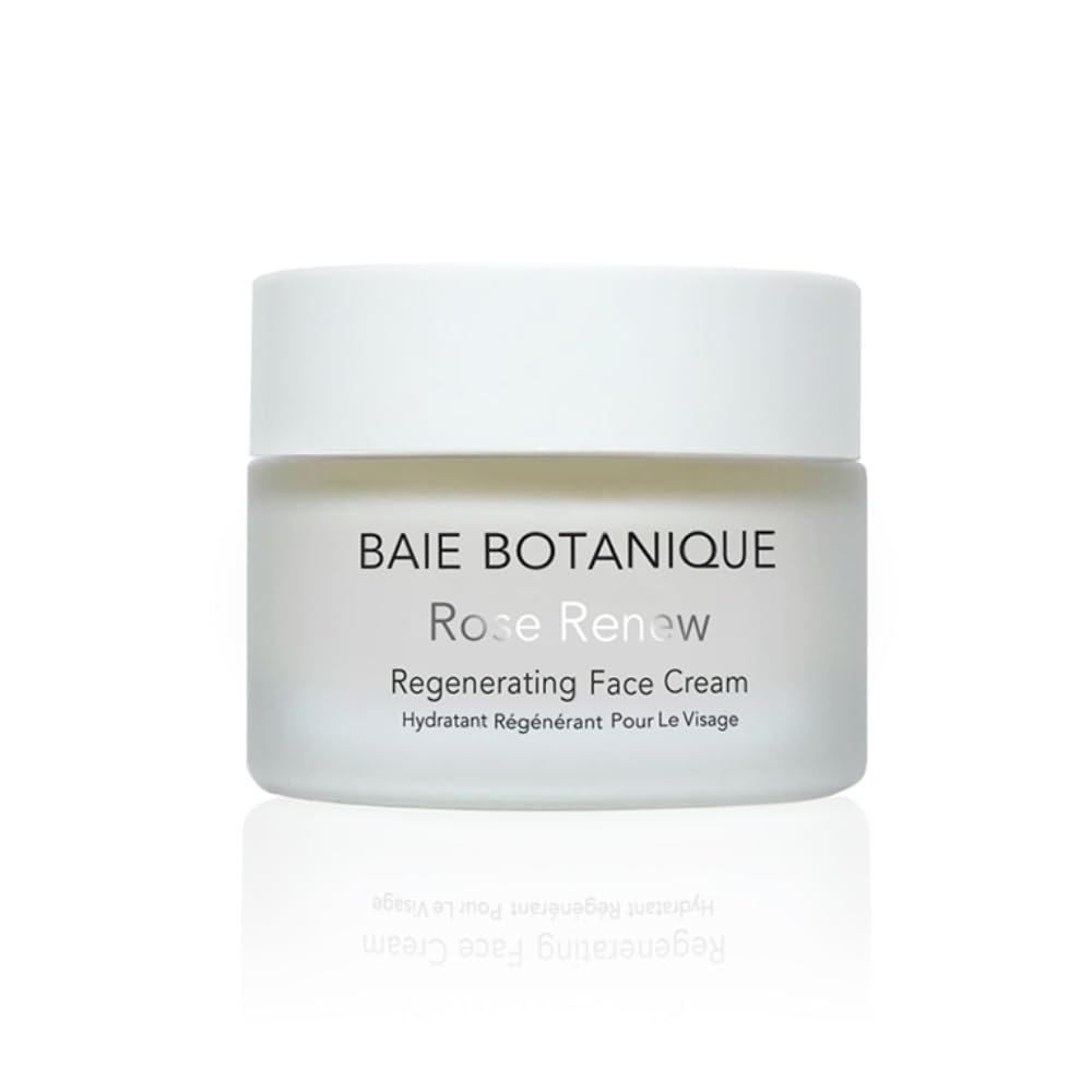 Baie Botanique Organic Face Cream & Natural Face Moisturiser – Anti-Ageing for Women & Men with Rose Water, Rosehip, Vitamin C, E, Hyaluronic Acid & Botanical Collagen – 50ml - görsel 1