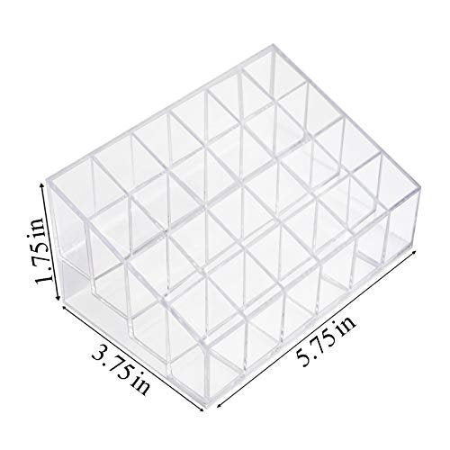 Super Z Outlet Transparent Acrylic Cosmetic Makeup Organizer – Clear Case Display Rack for Lipstick, Brushes, Bottles & More - görsel 14