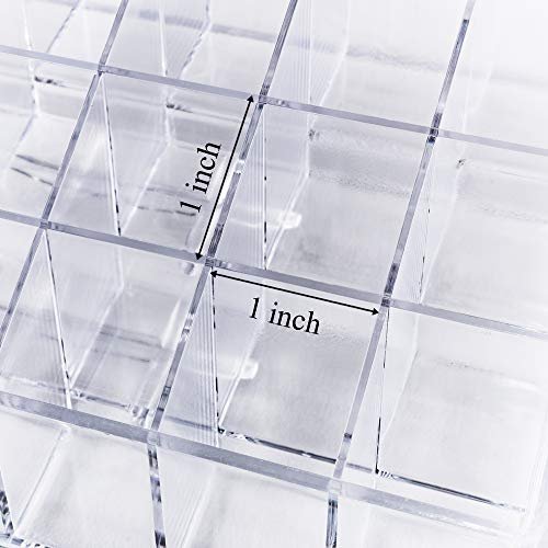 Super Z Outlet Transparent Acrylic Cosmetic Makeup Organizer – Clear Case Display Rack for Lipstick, Brushes, Bottles & More - görsel 12