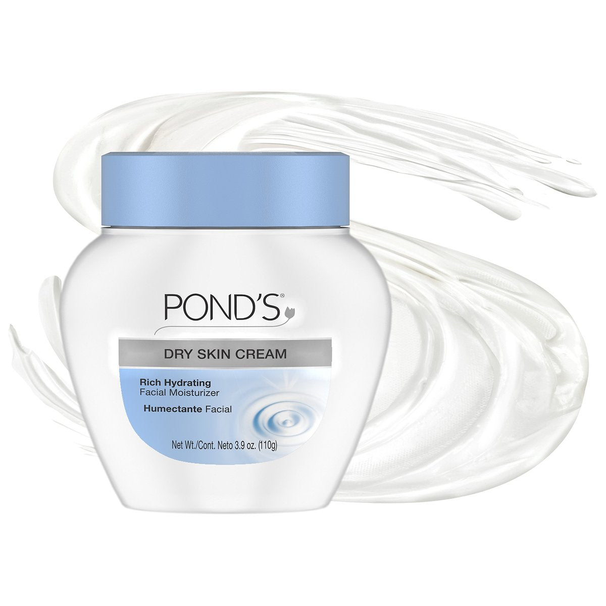 Pond's Face Cream for Dry Skin - 3.9 oz Moisturizer for Soft, Smooth Skin Avelisse
