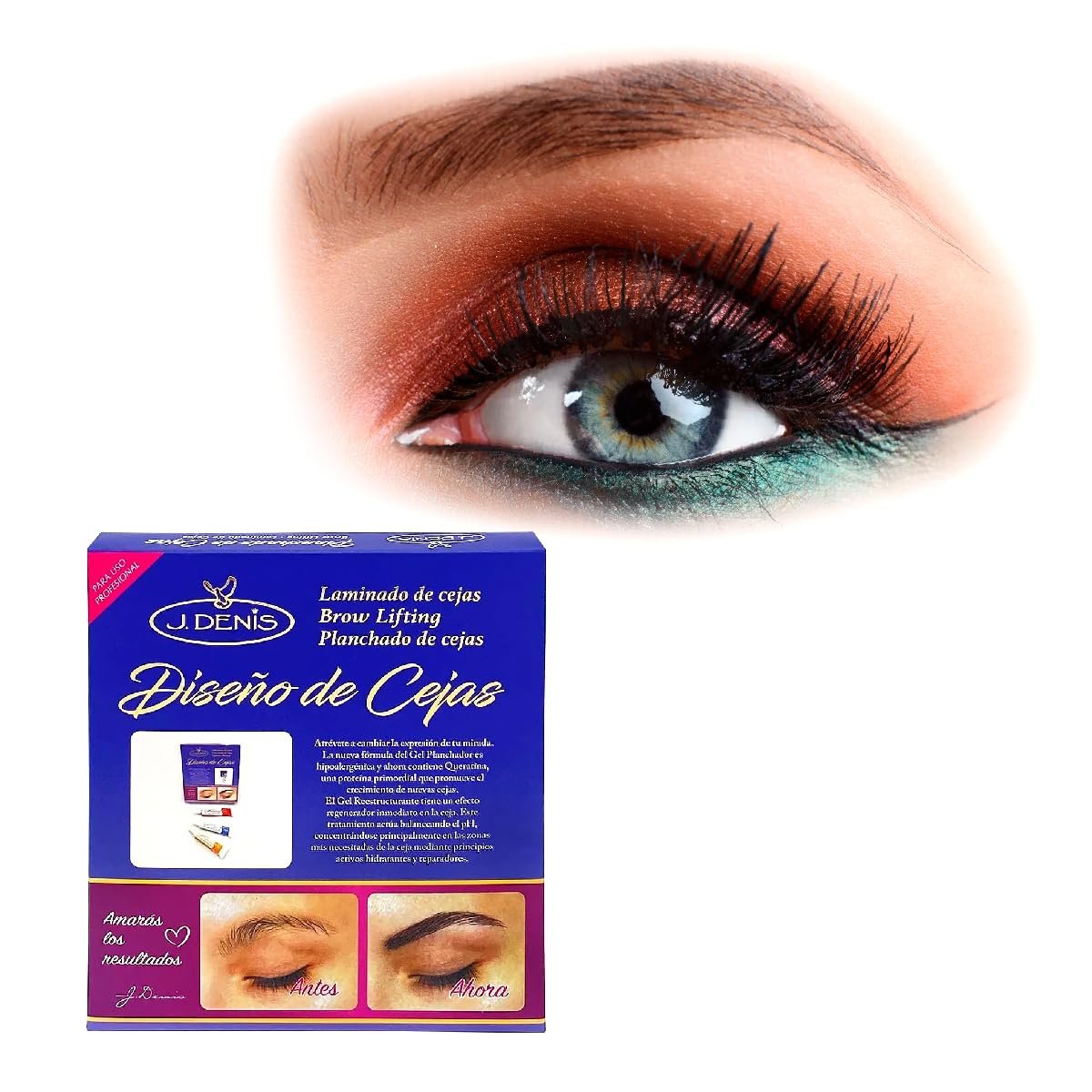 J. Denis Eyebrow Design Kit - Natural Shade for Perfect Brows Avelisse