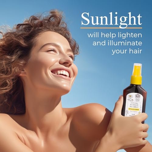 Intea Camomila Natural Blonde Highlights Hair Lightener Spray - Chamomile Extract - 3.4 Fl Oz Avelisse