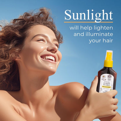 Intea Camomila Natural Blonde Highlights Hair Lightener Spray - Chamomile Extract - 3.4 Fl Oz Avelisse