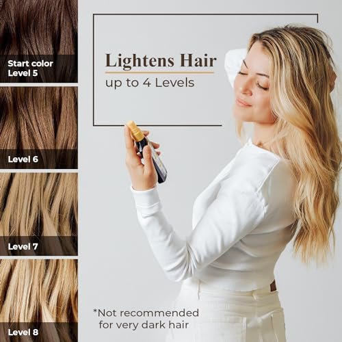 Intea Camomila Natural Blonde Highlights Hair Lightener Spray - Chamomile Extract - 3.4 Fl Oz Avelisse