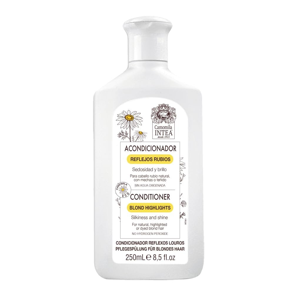 Intea Blonde Hair Conditioner with Natural Chamomile Extract - Enhances & Preserves Blonde Tones, 8.5 oz (250 ml) Avelisse