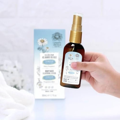Camomila Intea Junior Body Hair Lightener for Kids - Natural Chamomile Spray, Paraben & Ammonia Free, 1.7 oz (50 ml) Avelisse