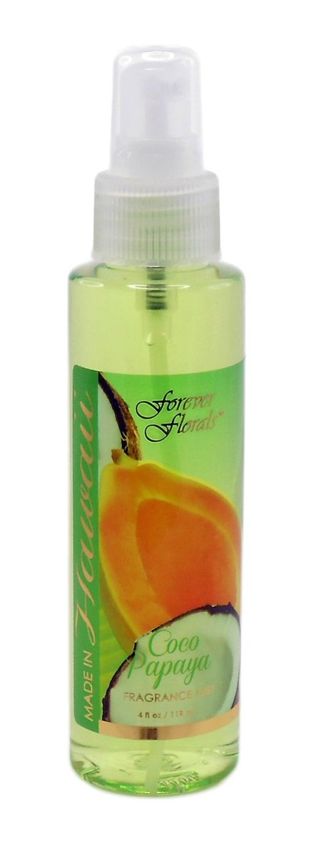 Forever Florals Hawaii Coconut Papaya Body Fragrance Mist & Air Freshener - 4 oz - görsel 1