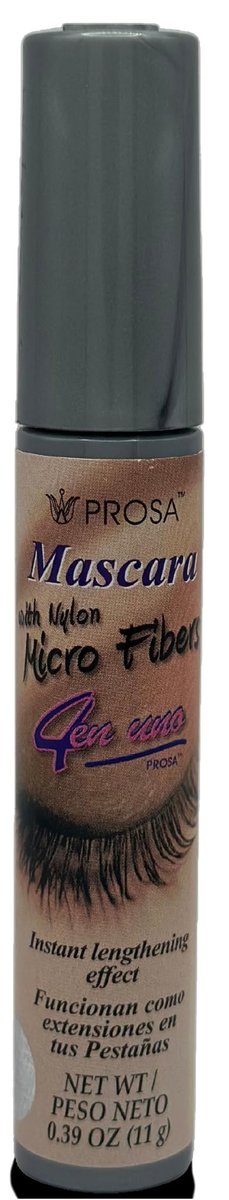 Prosa Microfiber Lash Mascara - Black, 0.39 oz - Volumizing & Lengthening for Sensitive Eyes - görsel 1