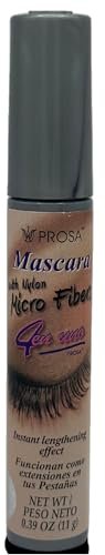 Prosa Microfiber Lash Mascara - Black, 0.39 oz - Volumizing & Lengthening for Sensitive Eyes - görsel 2