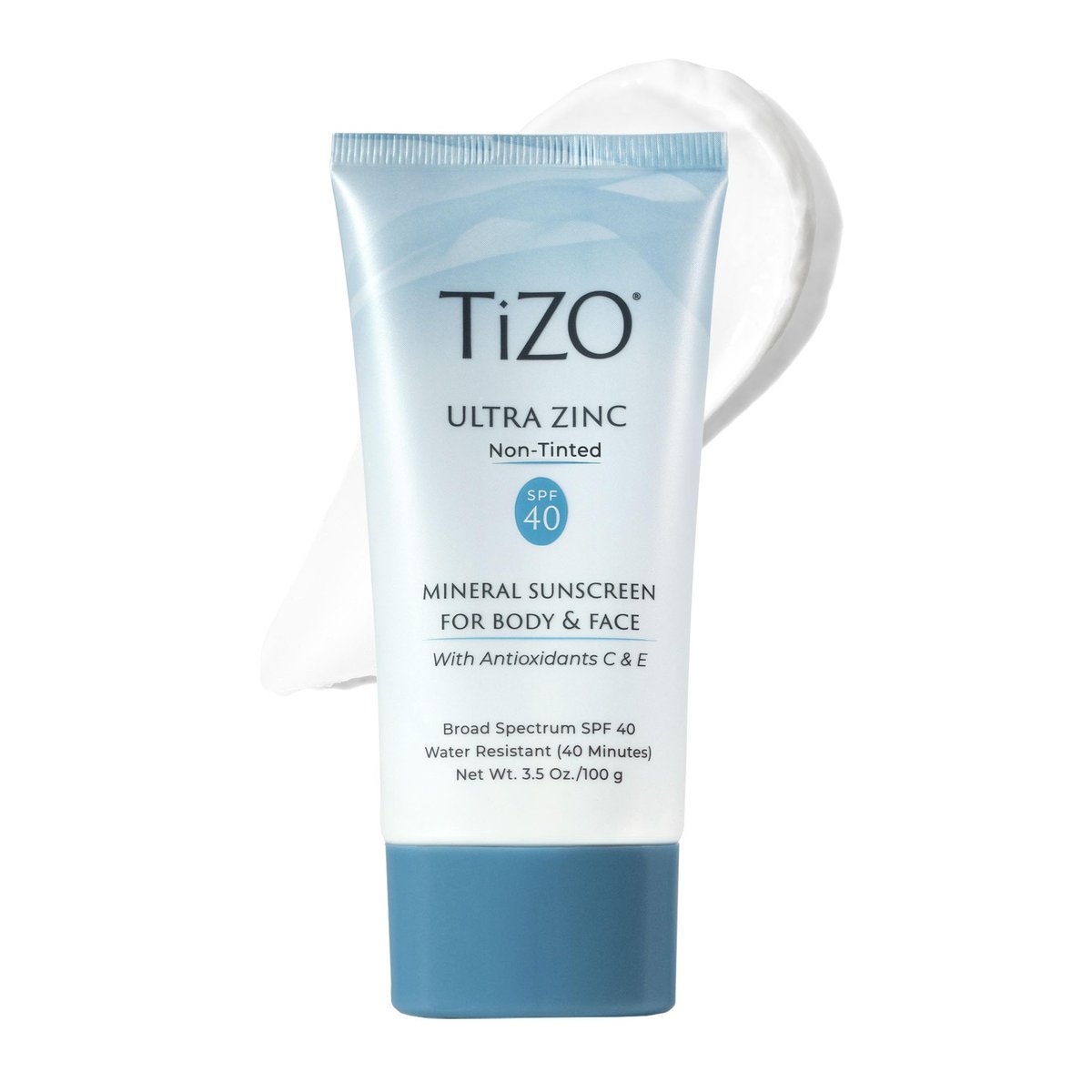 TiZO Ultra Zinc Non-Tinted SPF 40 Sunscreen – 20% Zinc Oxide, Broad Spectrum UVA/UVB Protection for Face & Body, 3.5 oz Avelisse