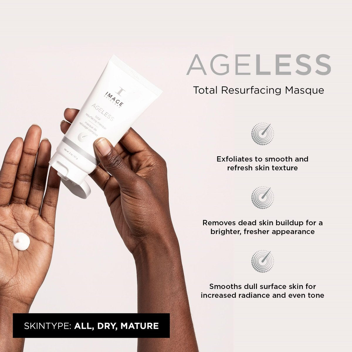 IMAGE Skincare AGELESS Total Resurfacing Masque - Anti-Aging Smoothing Facial Mask, 2 oz Avelisse