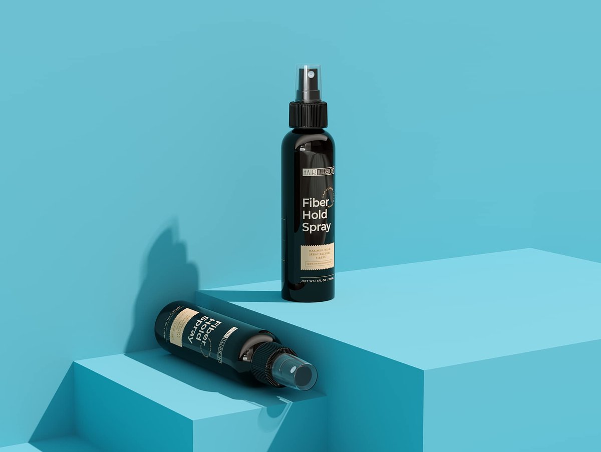 Hair Illusion Fiber Hold Hair Spray – 4 oz. Invisible Hold for Hair Thinning & Styling - görsel 9