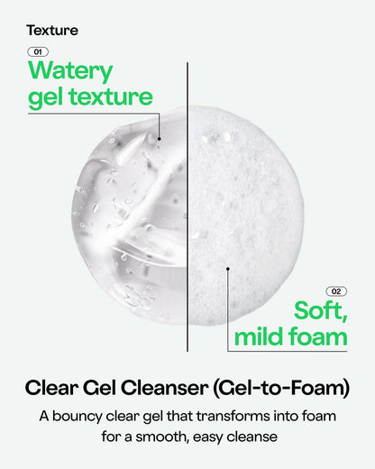 HOLIKA HOLIKA Aloe Facial Cleansing Foam – Gentle Hydrating Face Wash for All Skin Types (5.07 fl oz)