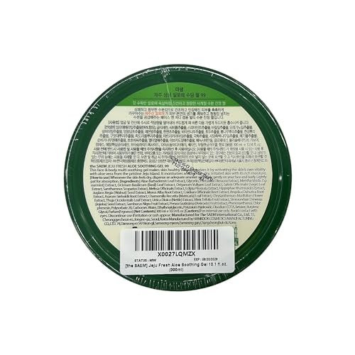 THESAEM Jeju Fresh Aloe Soothing Gel - 99% Pure Aloe Vera Leaf Juice, 10.1 fl. oz. - Multi-Purpose Moisturizing Gel for Face, Body & Hair - görsel 16