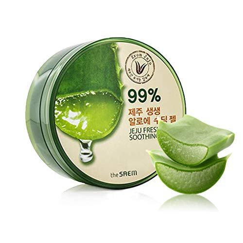 THESAEM Jeju Fresh Aloe Soothing Gel - 99% Pure Aloe Vera Leaf Juice, 10.1 fl. oz. - Multi-Purpose Moisturizing Gel for Face, Body & Hair - görsel 2