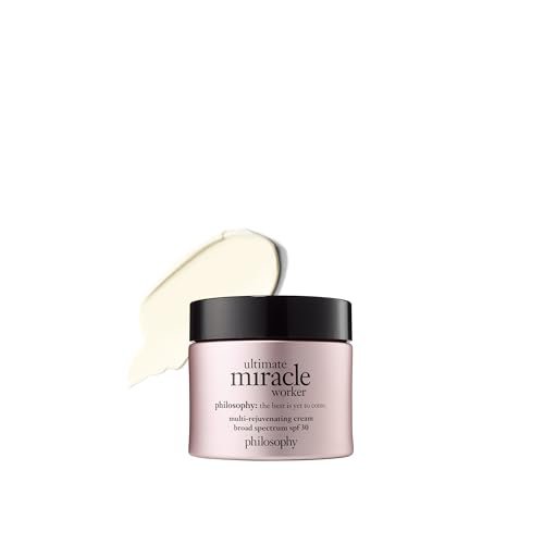 Philosophy Ultimate Miracle Worker Multi-Rejuvenating Face Moisturizer Cream + SPF 30 - Encapsulated Retinol for Firmer, Youthful Looking & Radiant Skin - 2 fl oz Avelisse