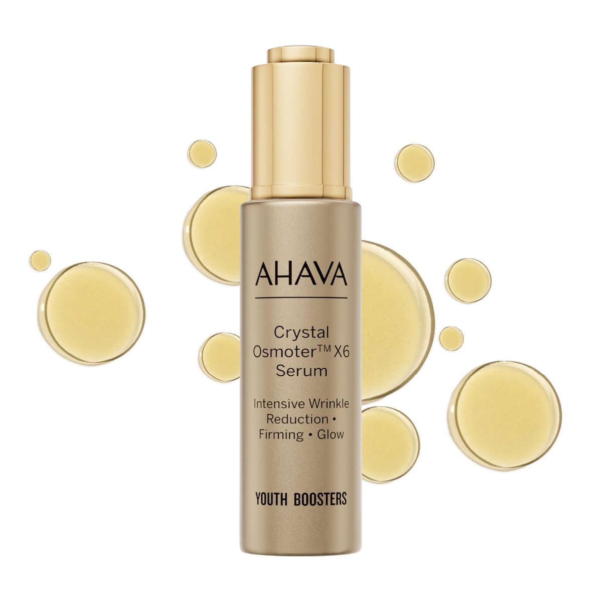 AHAVA Crystal Osmoter X6 Serum - Revolutionary Youth Booster, Intense Wrinkle Reduction, Dead Sea Osmoter & Jojoba Oil, 1 Fl Oz Avelisse