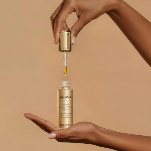 AHAVA Crystal Osmoter X6 Serum - Revolutionary Youth Booster, Intense Wrinkle Reduction, Dead Sea Osmoter & Jojoba Oil, 1 Fl Oz Avelisse