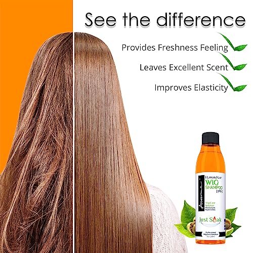 Awesome Human Hair Wig Shampoo - pH5 Wig Care Solution, Adds Body & Volume, Promotes Silkiness and Shine, Detangle & Easy Combing, 7 fl oz Avelisse