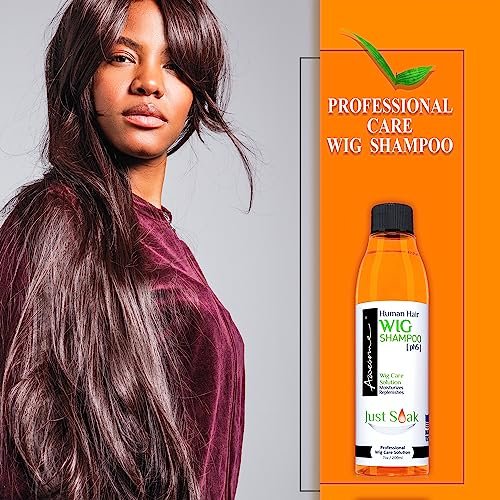 Awesome Human Hair Wig Shampoo - pH5 Wig Care Solution, Adds Body & Volume, Promotes Silkiness and Shine, Detangle & Easy Combing, 7 fl oz Avelisse